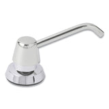 Bobrick Contura Lavatory-Mounted Soap Dispenser, 34 oz, 3.31 x 4 x 17.63, Chrome/Stainless Steel (BOB822) Each