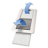 deflecto® Electrostatic Register Filter, 4 x 12 x 0.1, White, 12/Pack (DEFRFILT412) Pack of 12