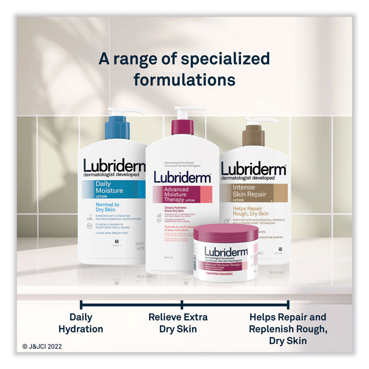 Lubriderm® Skin Therapy Hand and Body Lotion, 16 oz Pump Bottle (PFI48323EA)