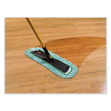 Rubbermaid® Commercial HYGEN™ HYGEN Dust Mop Heads With Fringe, Green, 48", Microfiber (RCPQ449) Each