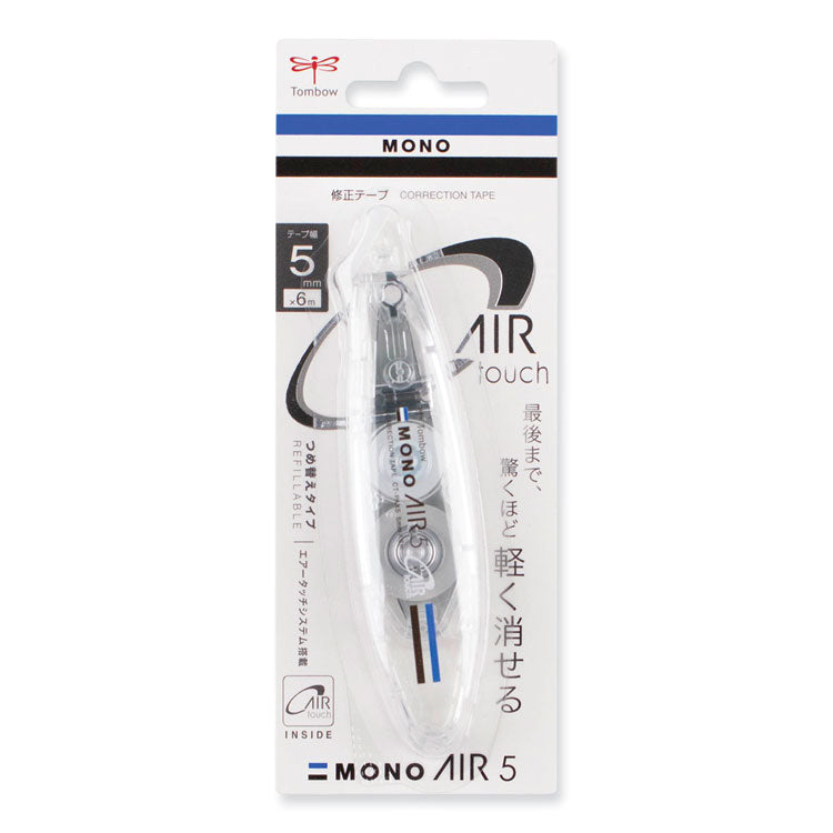 Tombow® MONO Air Pen-Type Correction Tape, Refillable, Clear Applicator, 0.19" x 236" (TOM68696) Each