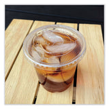 Boardwalk® Crystal-Clear Cold Cup Straw-Slot Lids, Fits 9 oz Squat/12 oz PET Cups, 100/Pack (BWKPET912STRAPK) Pack of 100