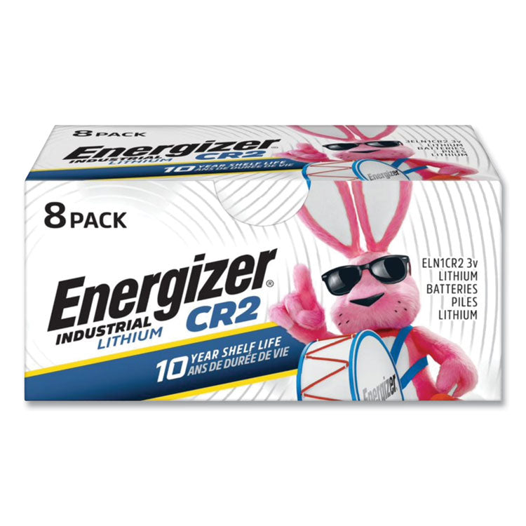 Energizer® Industrial Lithium CR2 Photo Battery, 3 V, 8/Pack (EVEELN1CR28) Pack of 8