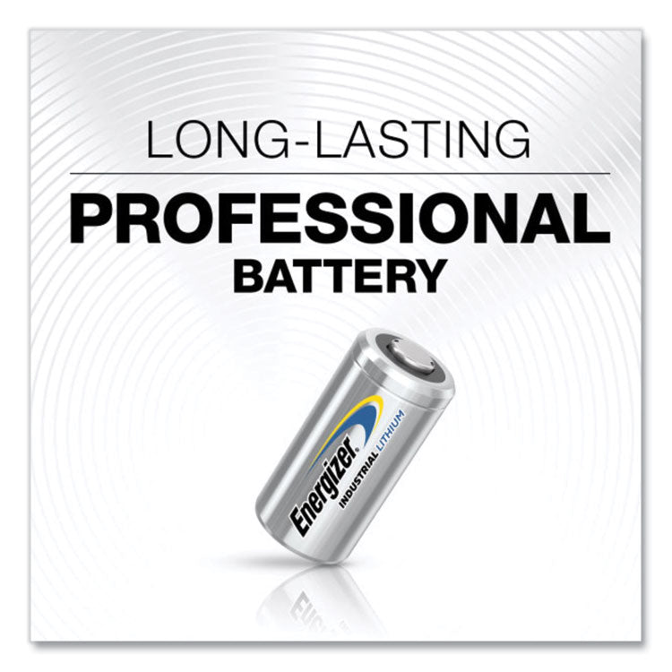 Energizer® Industrial Lithium CR123 Photo Battery, 3 V, 12/Pack (EVEELN12312) Pack of 12