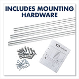 Quartet® InvisaMount Vertical Magnetic Glass Dry-Erase Boards, 42 x 74, White Surface (QRTQ014274IMW) Each