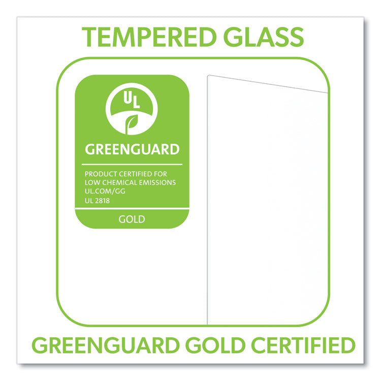 Quartet® InvisaMount Vertical Magnetic Glass Dry-Erase Boards, 42 x 74, White Surface (QRTQ014274IMW) Each