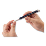 Tombow® Wax-Based Marking Pencil, 4.4 mm, White Wax, Navy Blue Barrel, 10/Box (TOM51535) Box of 10
