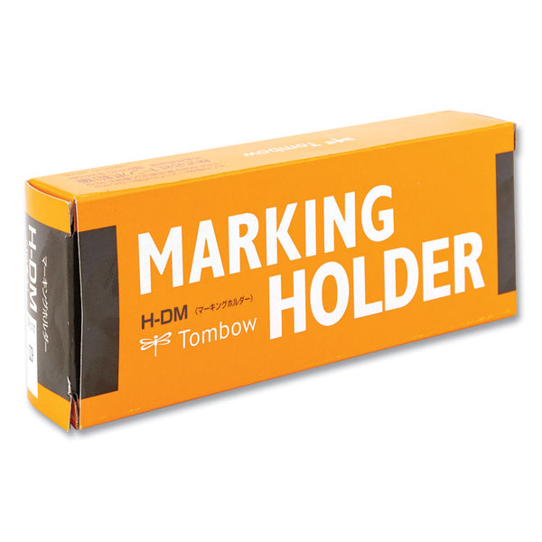 Tombow® Wax-Based Marking Pencil, 4.4 mm, White Wax, Navy Blue Barrel, 10/Box (TOM51535)