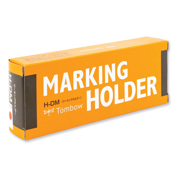 Tombow® Wax-Based Marking Pencil, 4.4 mm, Red Wax, Navy Blue Barrel, 10/Box (TOM51537)