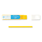 Tombow® Mechanical Wax-Based Marking Pencil Refills. 4.4 mm, Yellow, 10/Box (TOM51544) Box of 10