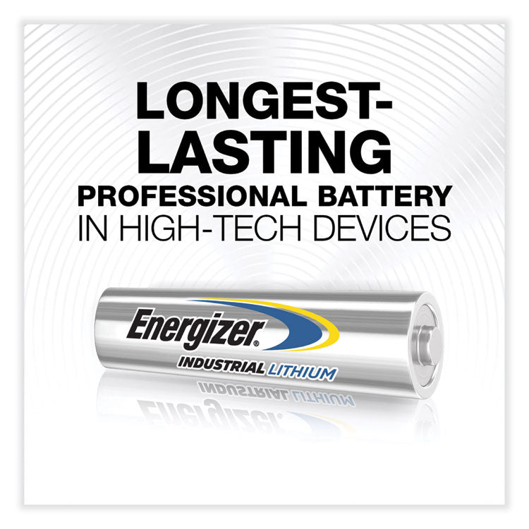 Energizer® Industrial Lithium AAA Battery, 1.5 V, 4/Pack (EVELN92PK) Pack of 4