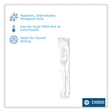 Dixie® Mediumweight Polypropylene Cutlery, Forks, White, 1,000/Carton (DXEFM23C7)