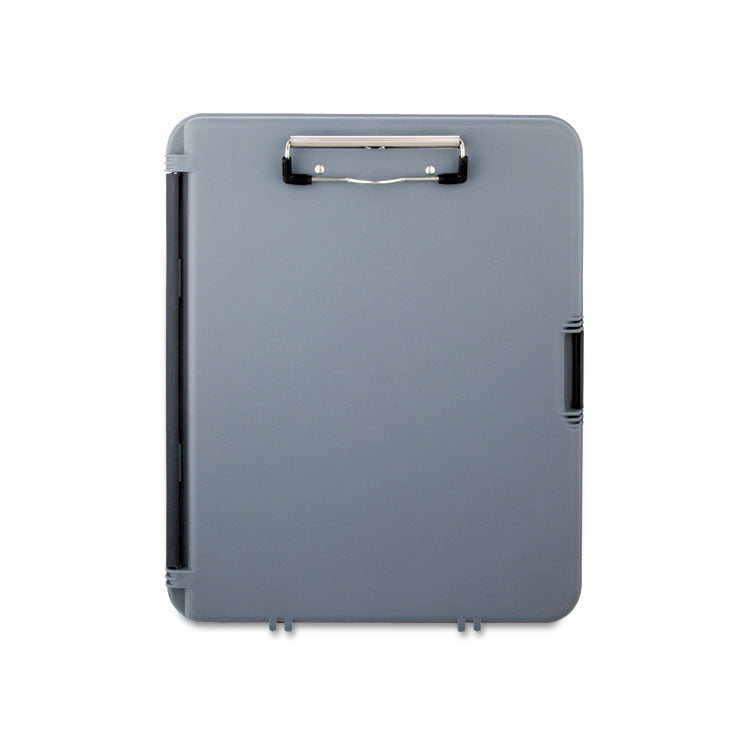 Saunders WorkMate Storage Clipboard, 0.5" Clip Capacity, Holds 8.5 x 11 Sheets, Charcoal/Gray (SAU00470) Each