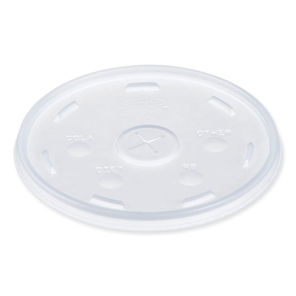 Dart® Lids for Foam Cups and Containers, Fits 32 oz, 44 oz, 60 oz Cups, Translucent, 1,000/Carton (DCC32SL1)