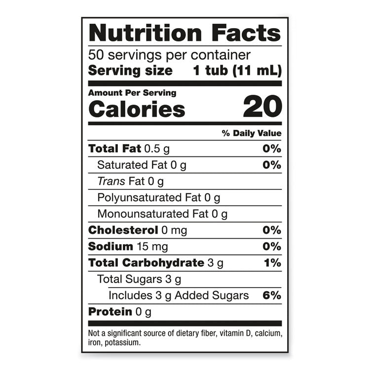 Coffee mate® Plant-Based Almond Milk Non-Dairy Liquid Creamer Singles, Natural Vanilla, 0.38 oz Tubs, 50/Box (NES42258BX) Box of 50