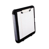 Saunders WorkMate II Storage Clipboard, 0.5" Clip Capacity, Holds 8.5 x 11 Sheets, Black/Charcoal (SAU00552) Each