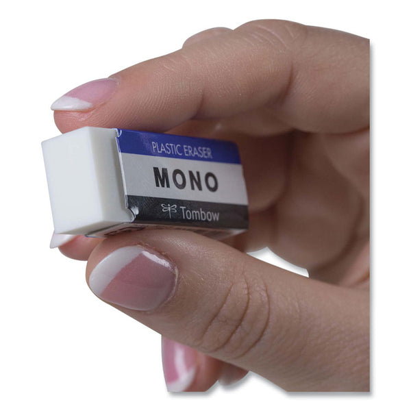 Tombow® Mono® Eraser, For Pencil Marks, Rectangular Block, Small, White (TOM57320) Each