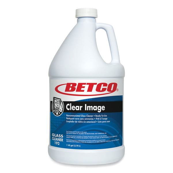 Betco® Clear Image Glass and Surface Cleaner, Rain Fresh Scent, 1 gal Bottle, 4/Carton (BET1920400) Case of 4