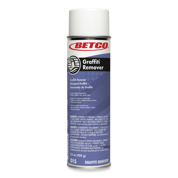 Betco® Graffiti Remover, Characteristic Scent, 15 oz Aerosol Spray Can, 12/Carton (BET152300) Case of 12