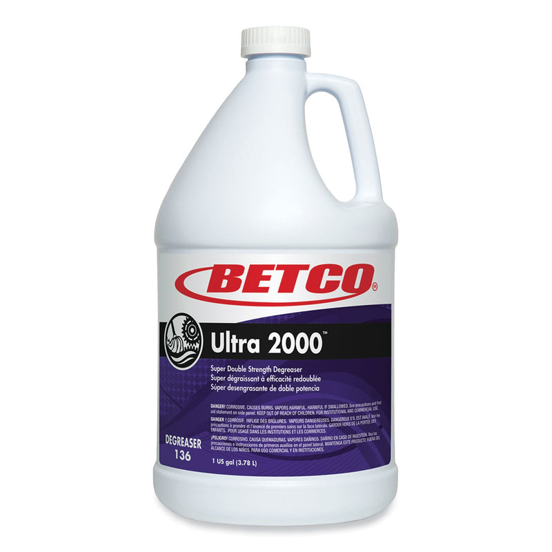 Betco® Ultra 2000 Degreaser, Cherry Almond Scent, 1 gal Bottle, 4/Carton (BET1360400) Case of 4