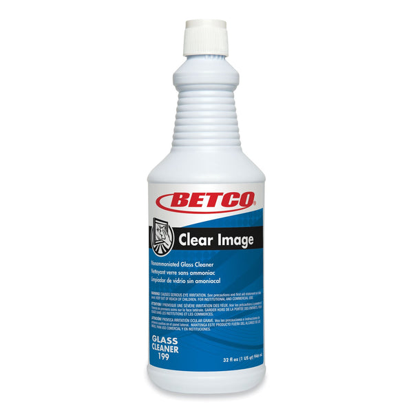 Betco® Clear Image Glass and Surface Cleaner, Rain Fresh Scent, 32 oz Bottle, 6/Carton (BET1997000) Case of 6