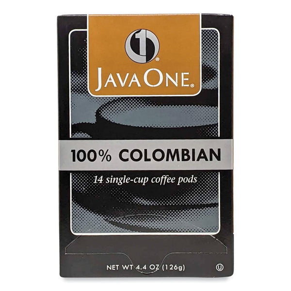 Java One® Coffee Pods, Colombian Supremo, Single Cup, 14/Box (JAV30200)