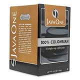 Java One® Coffee Pods, Colombian Supremo, Single Cup, 14/Box (JAV30200) Box of 14