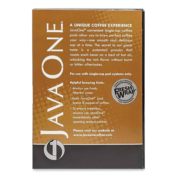 Java One® Coffee Pods, Colombian Supremo, Single Cup, 14/Box (JAV30200) Box of 14