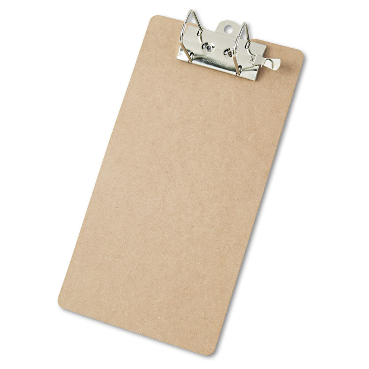 Saunders Recycled Hardboard Archboard Clipboard, 2.5" Clip Capacity, Holds 8.5 x 14 Sheets, Brown (SAU05713) Each