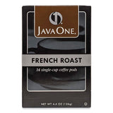 Java One® Coffee Pods, French Roast, Single Cup, 14/Box (JAV30800) Box of 14