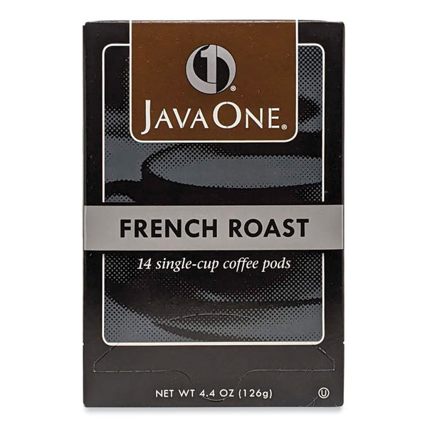 Java One® Coffee Pods, French Roast, Single Cup, 14/Box (JAV30800)