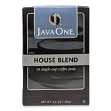 Java One® Coffee Pods, House Blend, Single Cup, 14/Box (JAV40300) Box of 14