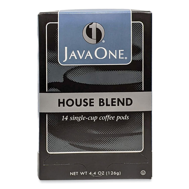 Java One® Coffee Pods, House Blend, Single Cup, 14/Box (JAV40300) Box of 14