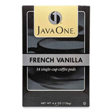 Java One® Coffee Pods, French Vanilla, Single Cup, 14/Box (JAV70400) Box of 14