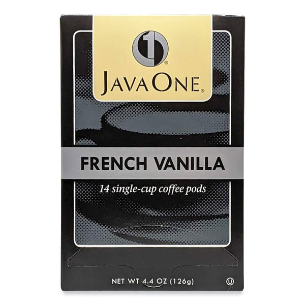 Java One® Coffee Pods, French Vanilla, Single Cup, 14/Box (JAV70400)