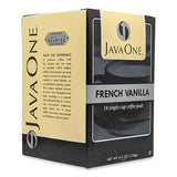 Java One® Coffee Pods, French Vanilla, Single Cup, 14/Box (JAV70400) Box of 14