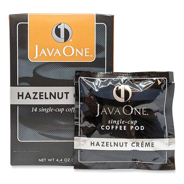 Java One® Coffee Pods, Hazelnut Creme, Single Cup, 14/Box (JAV70500)