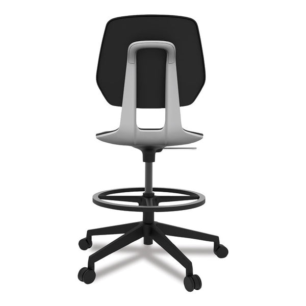 Safco® Commute Extended Height Task Chair, Up to 275 lb, 22.25" to 32.25" Seat Height, Black Seat/Back/Base, Ships in 1-3 Bus Days (SAF7827BL)