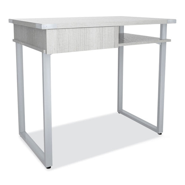 Safco® Mirella SOHO Desk with Drawer, 36.25" x 22.25" x 30", Gray, Ships in 1-3 Business Days (SAF5512WAH)