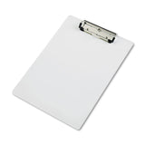 Saunders Acrylic Clipboard, 0.5" Clip Capacity, Holds 8.5 x 11 Sheets, Clear (SAU21565) Each