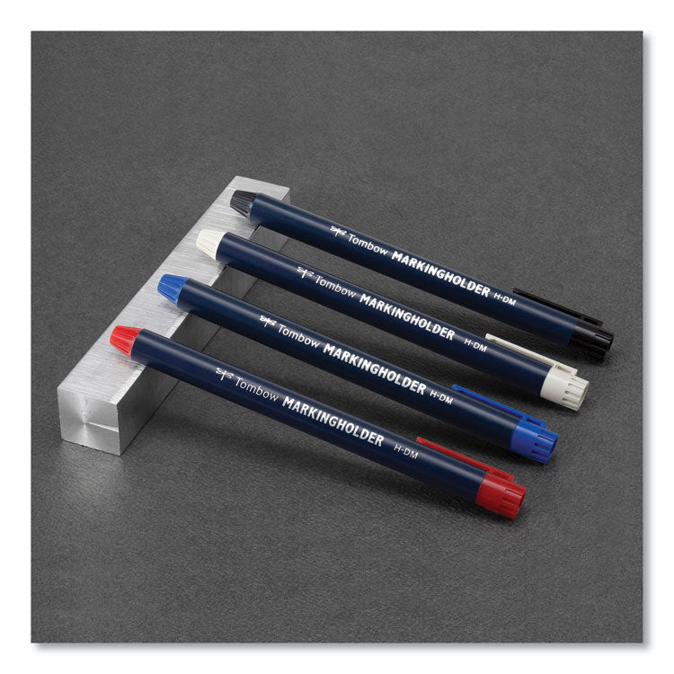 Tombow® Mechanical Wax-Based Marking Pencil Refills, 4.4 mm, Blue, 10/Box (TOM51540) Box of 10