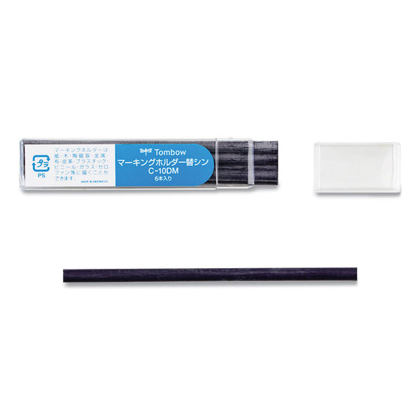 Tombow® Mechanical Wax-Based Marking Pencil Refills, 4.4 mm, Blue, 10/Box (TOM51540)