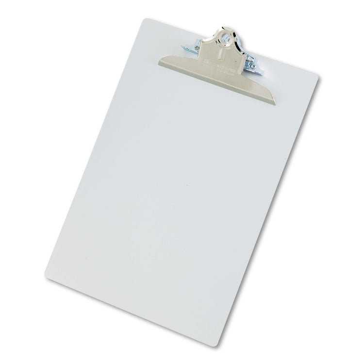 Saunders Recycled Aluminum Clipboard with High-Capacity Clip, 1" Clip Capacity, Holds 8.5 x 11 Sheets, Silver (SAU22517) Each