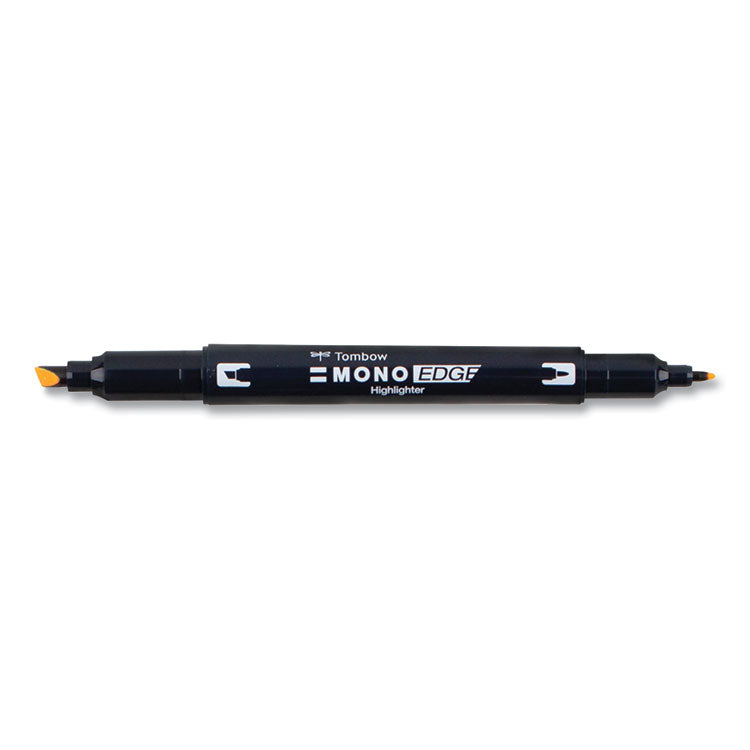 Tombow® Mono® Highlighters, Golden Yellow Ink, Bullet/Chisel Tip, Golden Yellow Barrel, 10/Box (TOM56410) Box of 10