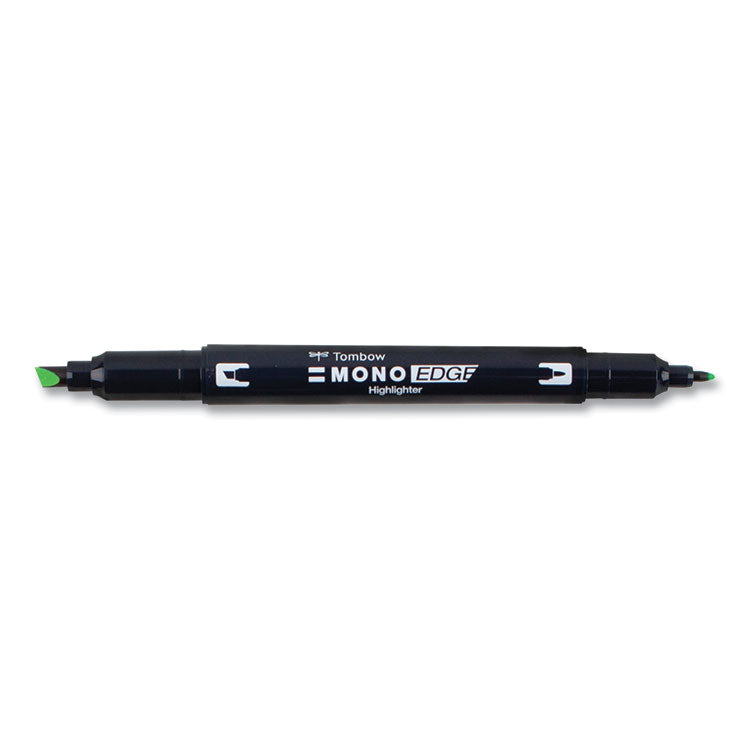 Tombow® Mono® Highlighters, Yellow Green Ink, Bullet/Chisel Tip, Yellow Green Barrel, 10/Box (TOM56415) Box of 10