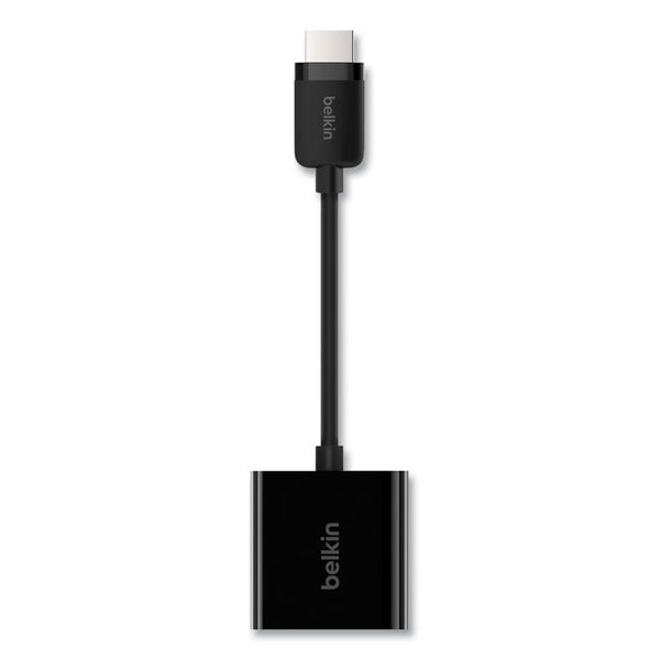 Belkin® HDMI to VGA Adapter with Micro-USB Power, 9.8", Black (BLKAV10170BT)