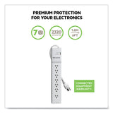 Belkin® Home/Office Surge Protector, 7 AC Outlets, 6 ft Cord, 2,320 J, White (BLKBE10720006) Each