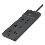 Belkin® Home/Office Surge Protector, 8 AC Outlets, 8 ft Cord, 2,500 J, Black (BLKBE10800008CM) Each