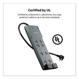 Belkin® Home/Office Surge Protector, 8 AC Outlets, 6 ft Cord, 3,390 J, White (BLKBE10820006) Each