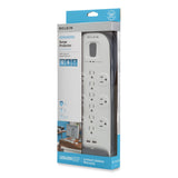 Belkin® Home/Office Surge Protector, 12 AC Outlets, 6 ft Cord, 3,996 J, White/Black (BLKBV11205006)